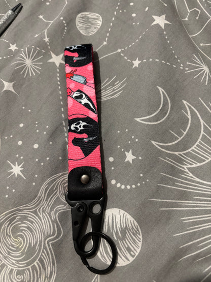 Metal clasp keychain