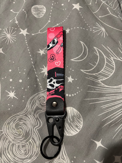 Metal clasp keychain