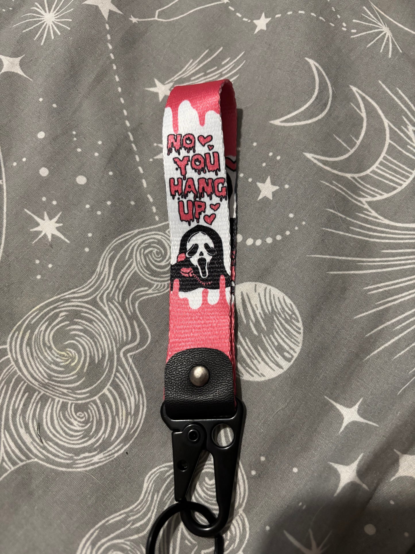 Metal clasp keychain