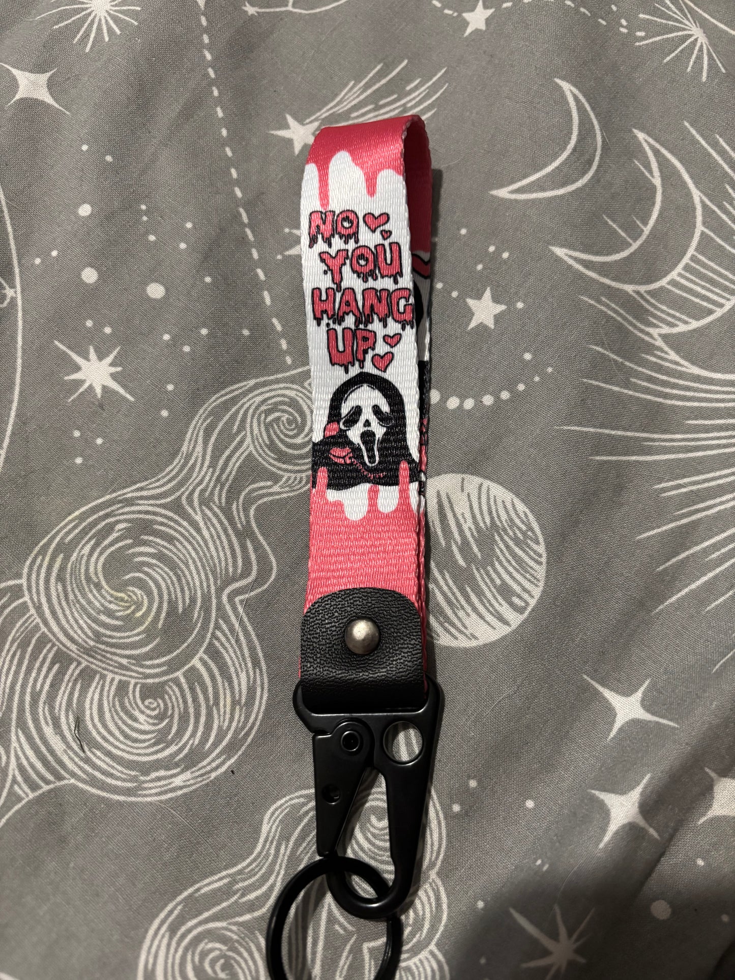 Metal clasp keychain